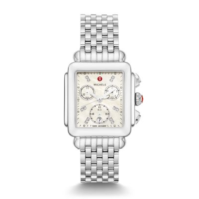 Deco Diamond Stainless Steel Watch