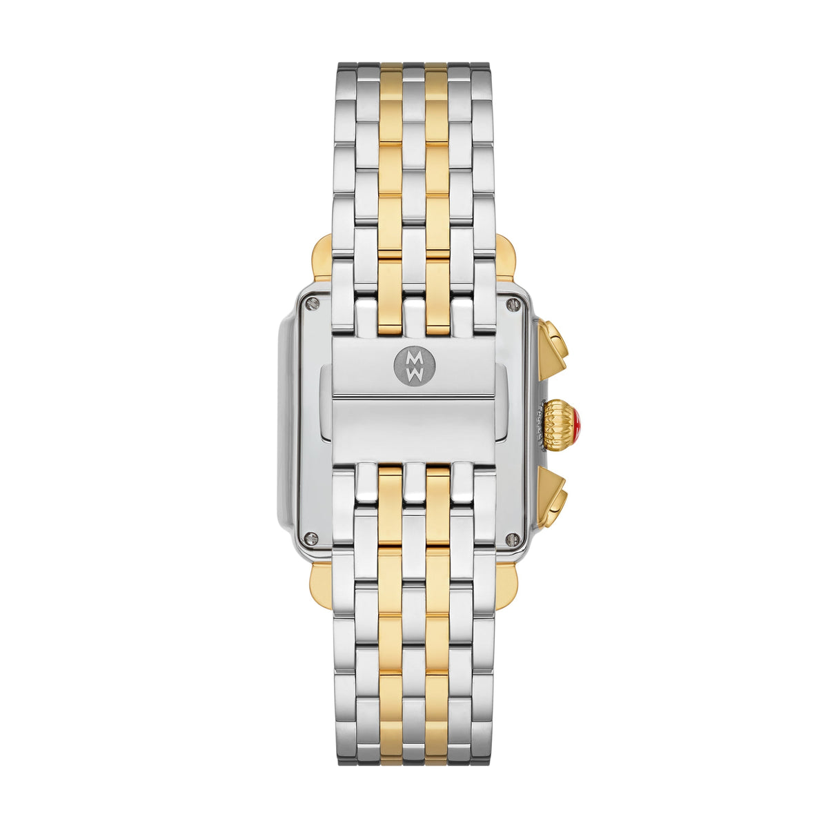 Deco Two-Tone 18K Gold Diamond Dial Watch