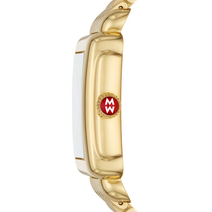 Deco Madison Mid 18K Gold Diamond Dial Watch