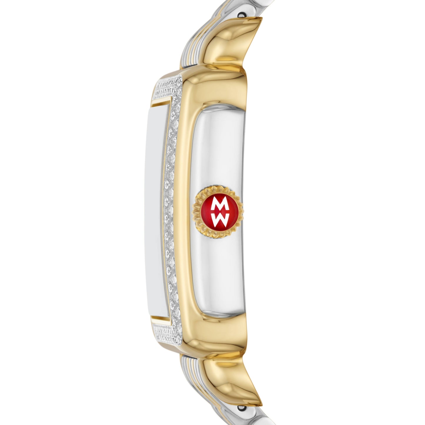 Deco Mid Two-Tone 18K Gold Diamond Watch