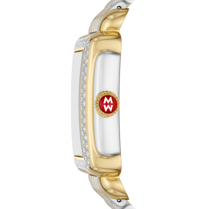 Deco Mid Two-Tone 18K Gold Diamond Watch