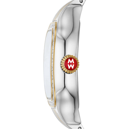 Meggie Two-Tone Diamond Stainless Steel Watch