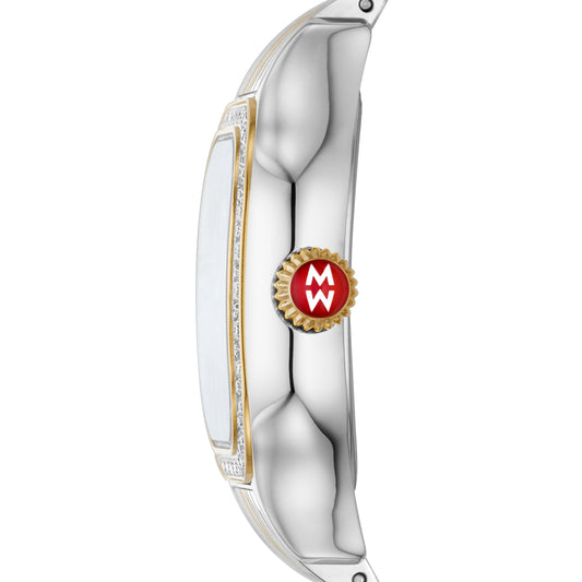 Meggie Two-Tone Diamond Stainless Steel Watch