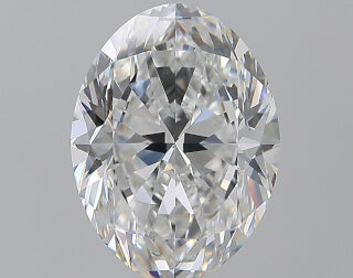 9.09 Carat F Color VS2 Oval Diamond