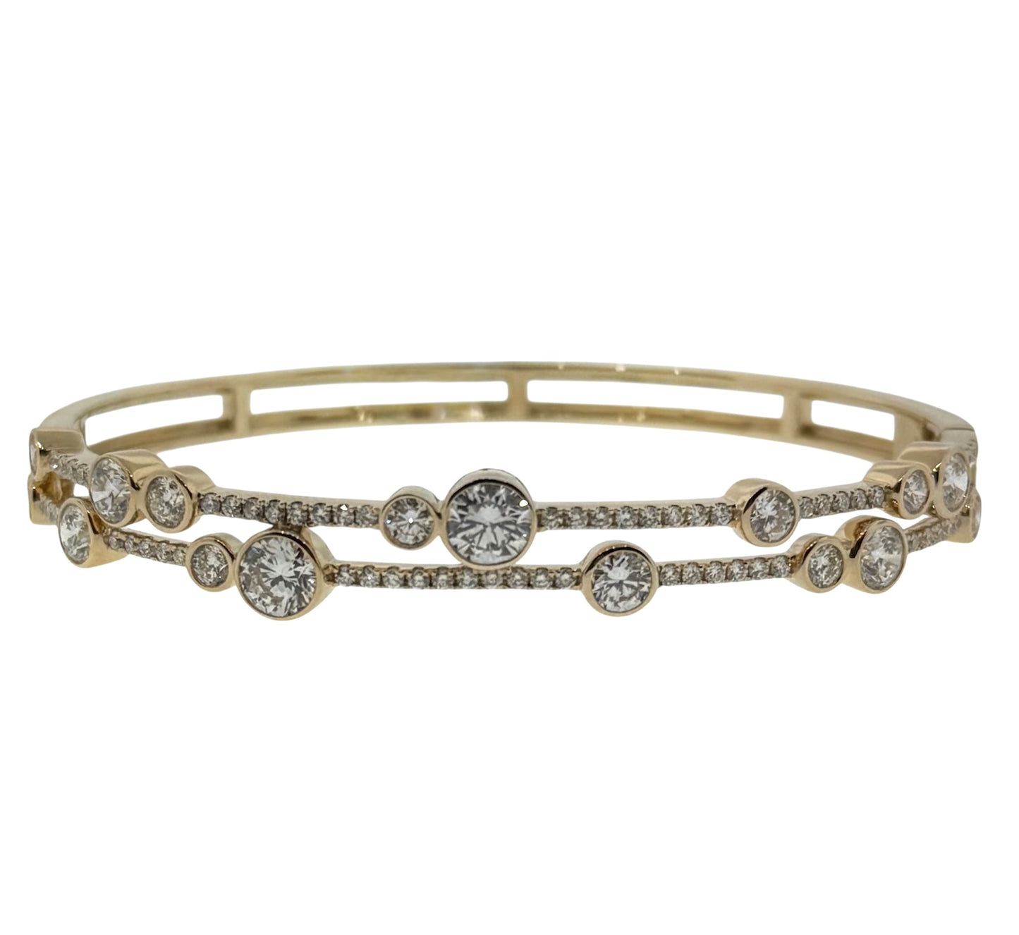 Bangle 14KY Lab-Grown Diamonds 3.76CTTW