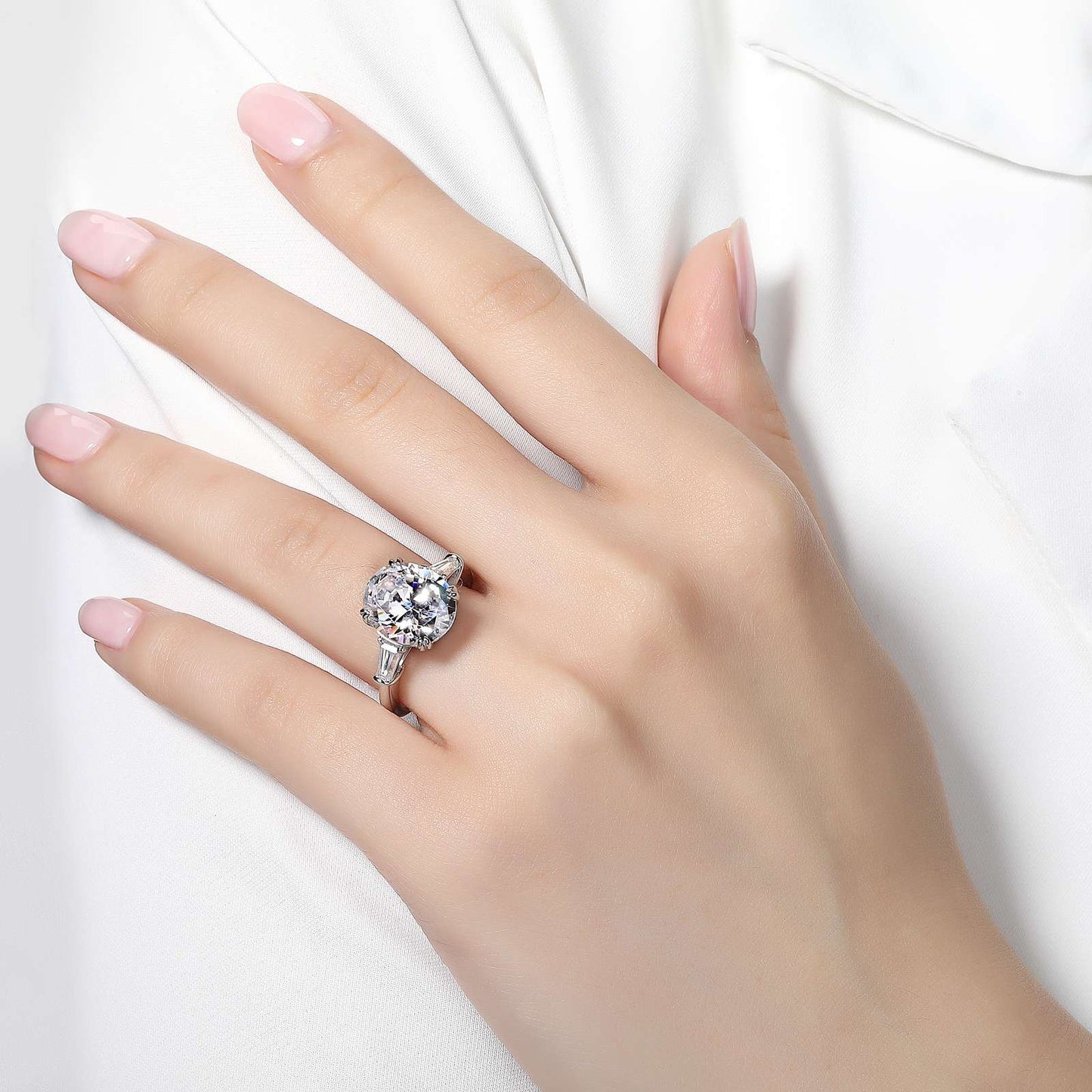 Classic Three-Stone Engagement Ring