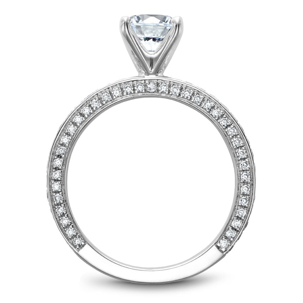 Noam Carver Diamond Wrapped Engagement Ring R048-01A