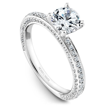 Noam Carver Diamond Wrapped Engagement Ring R048-01A