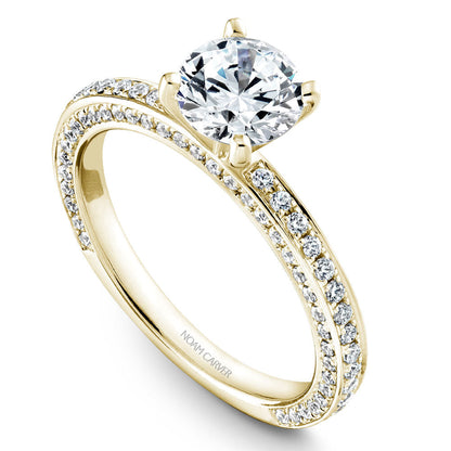 Noam Carver Diamond Wrapped Engagement Ring R048-01A