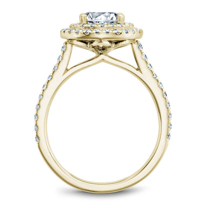 Noam Carver Double Halo Diamond Engagement Ring R051-01A