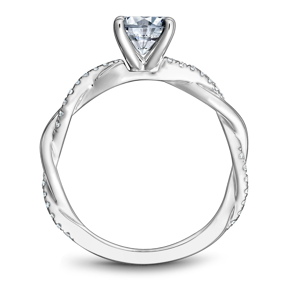 Noam Carver Twisted Diamond Engagement Ring R053-01A