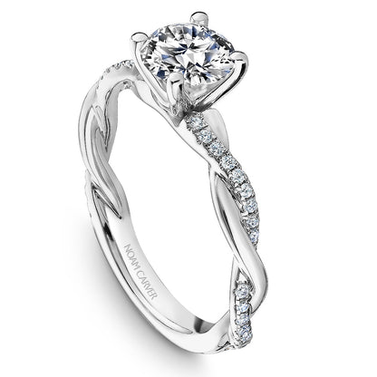 Noam Carver Twisted Diamond Engagement Ring R053-01A