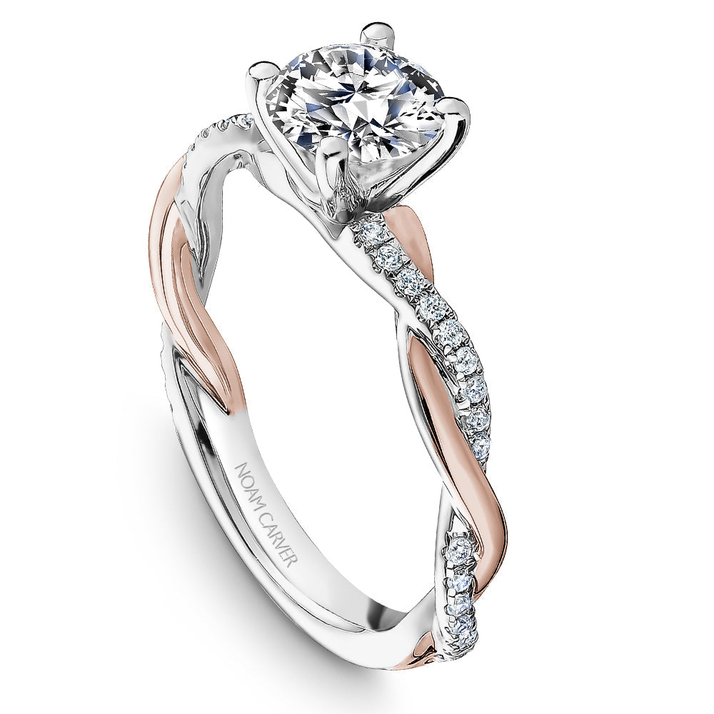 Noam Carver Twisted Diamond Engagement Ring R053-01A