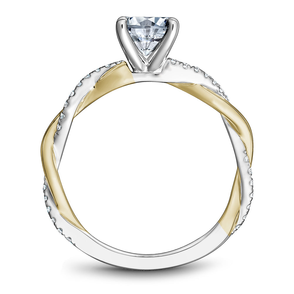 Noam Carver Twisted Diamond Engagement Ring R053-01A