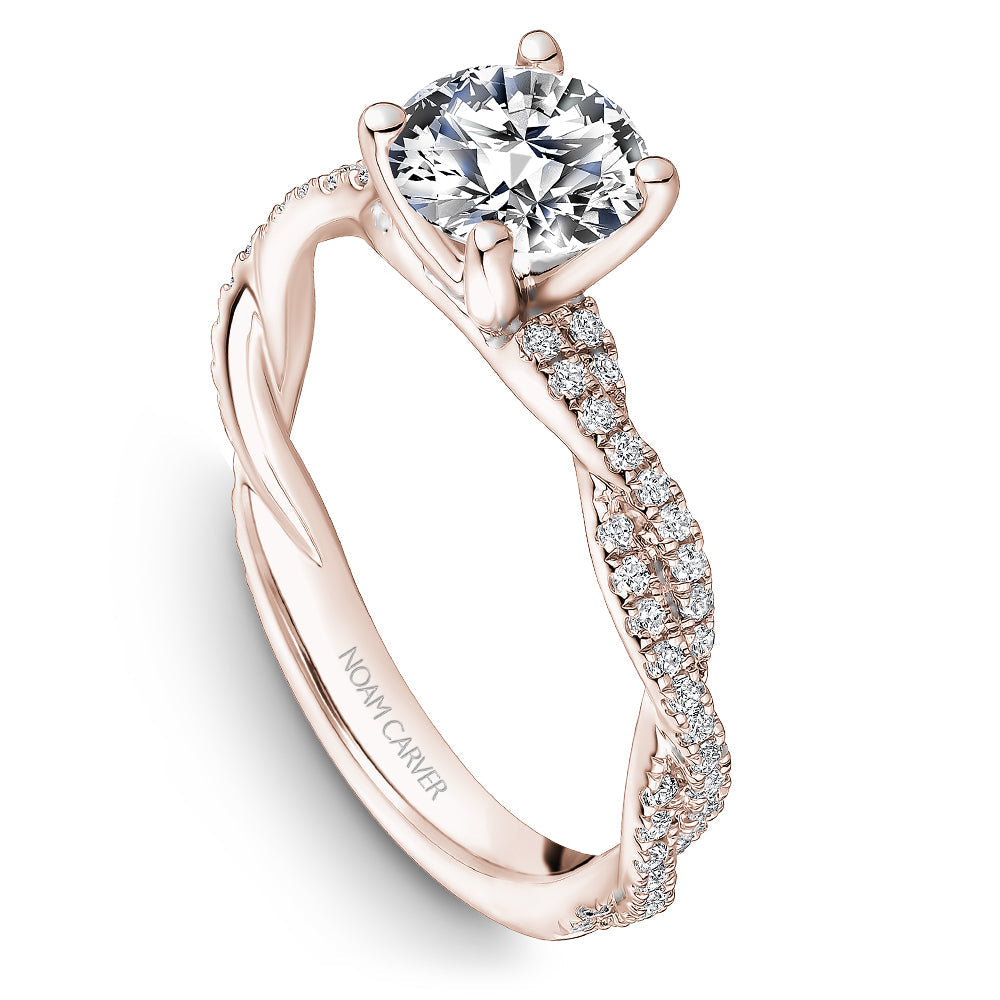 Noam Carver Tightly Twisted Diamond Engagement Ring R053-02A