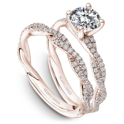 Noam Carver Tightly Twisted Diamond Engagement Ring R053-02A