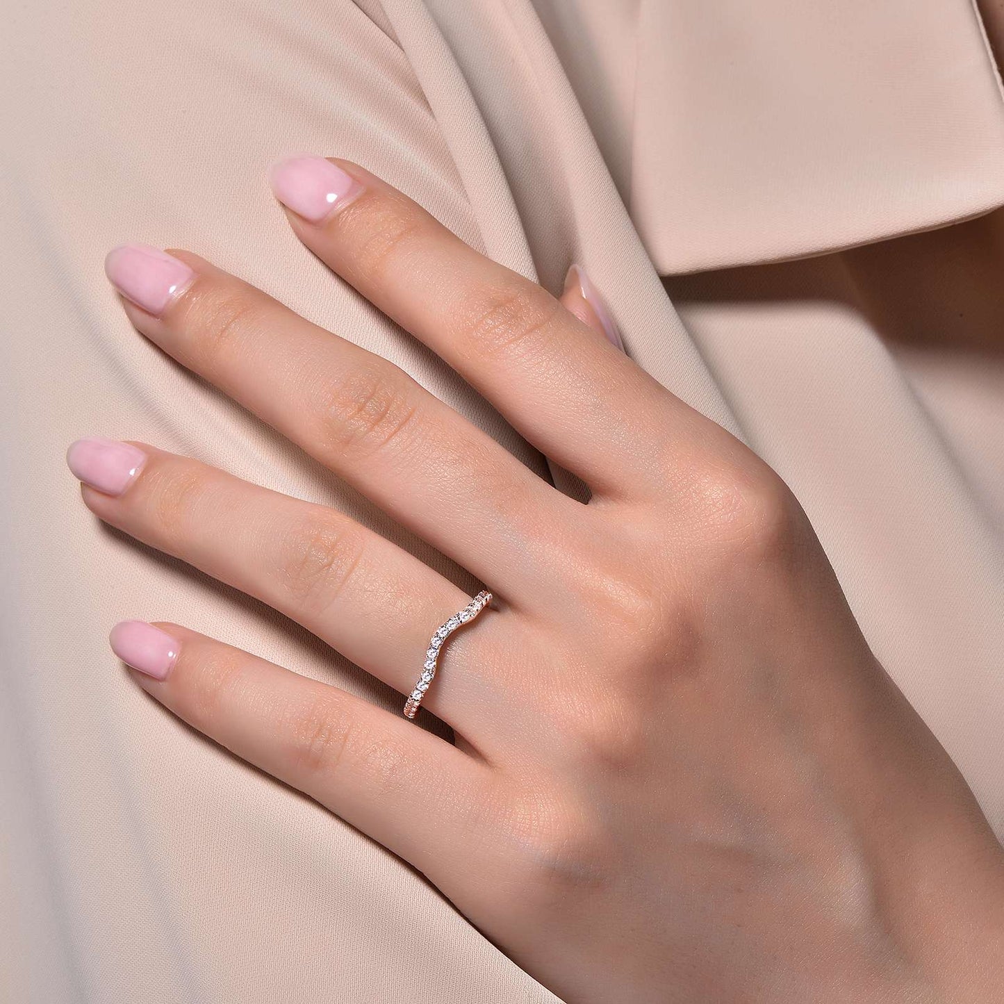 0.3 CTW Half-Eternity Band