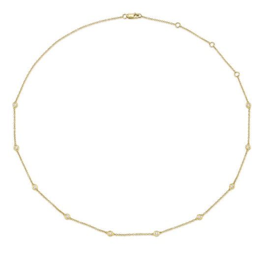 0.28CT 18" DIAMONDS BY THE YARD CHAIN