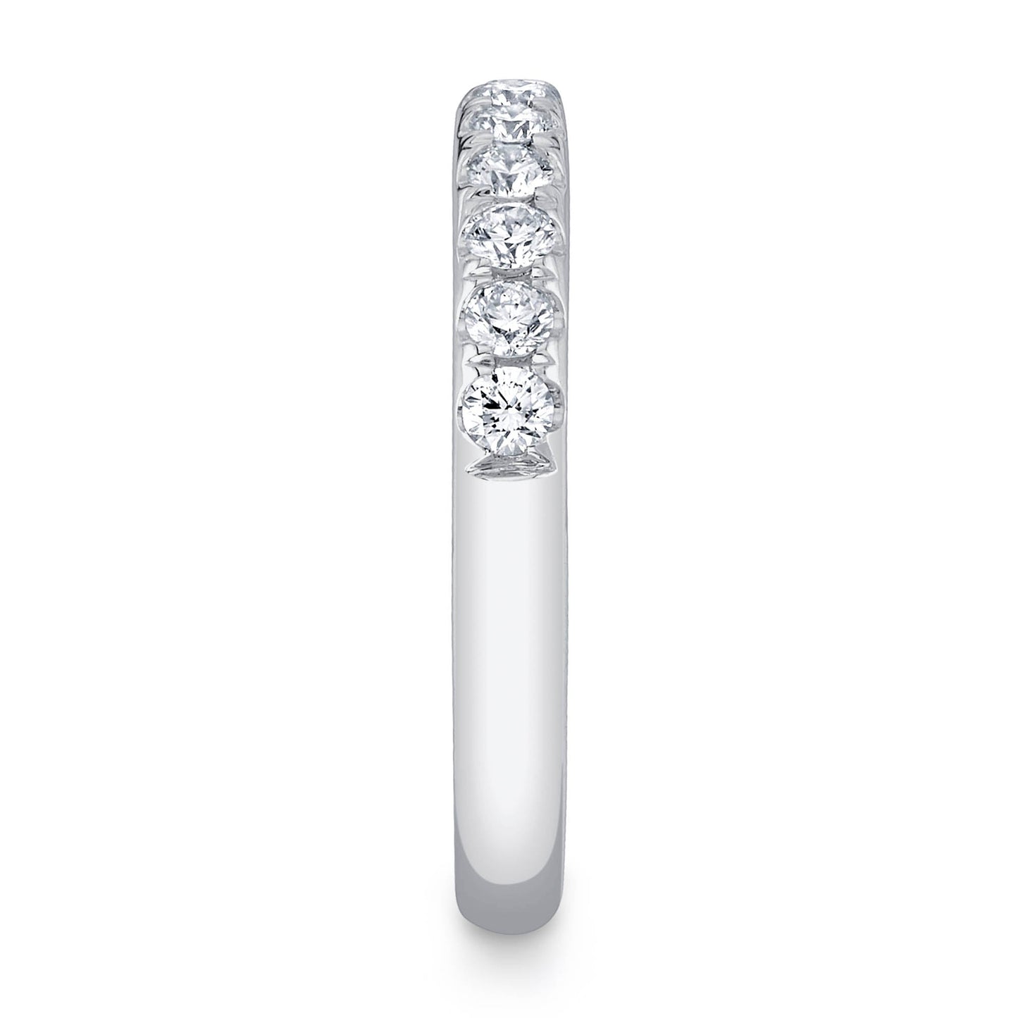 0.55CT 14K W/G DIAMOND LADY'S BAND SZ 6