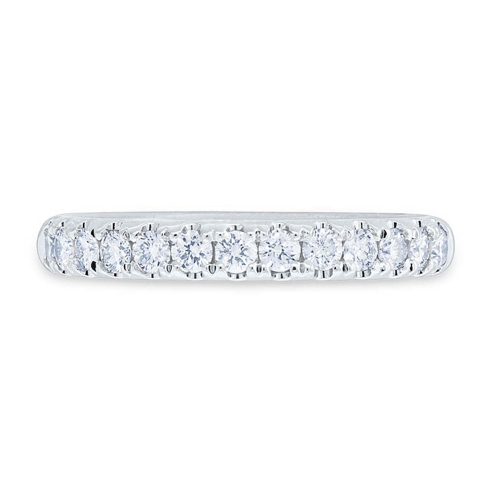 0.55CT 14K W/G DIAMOND LADY'S BAND SZ 6