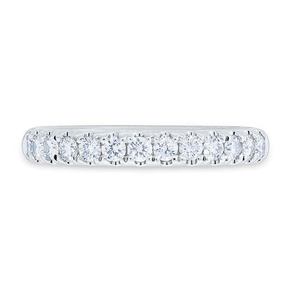 0.55CT 14K W/G DIAMOND LADY'S BAND SZ 6