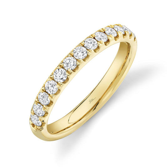0.55CT 14K Y/G DIAMOND LADY'S BAND