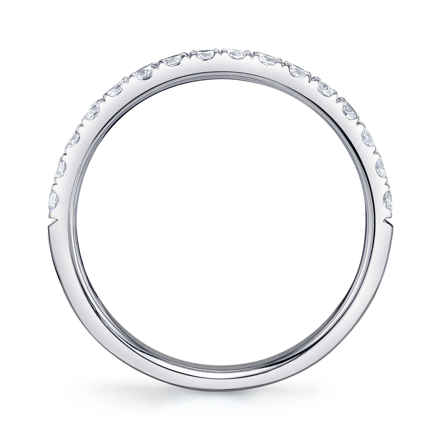 0.40CT 14K W/G DIAMOND LADY'S BAND