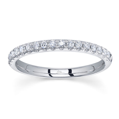0.25CT 14K W/G DIAMOND LADY'S BAND