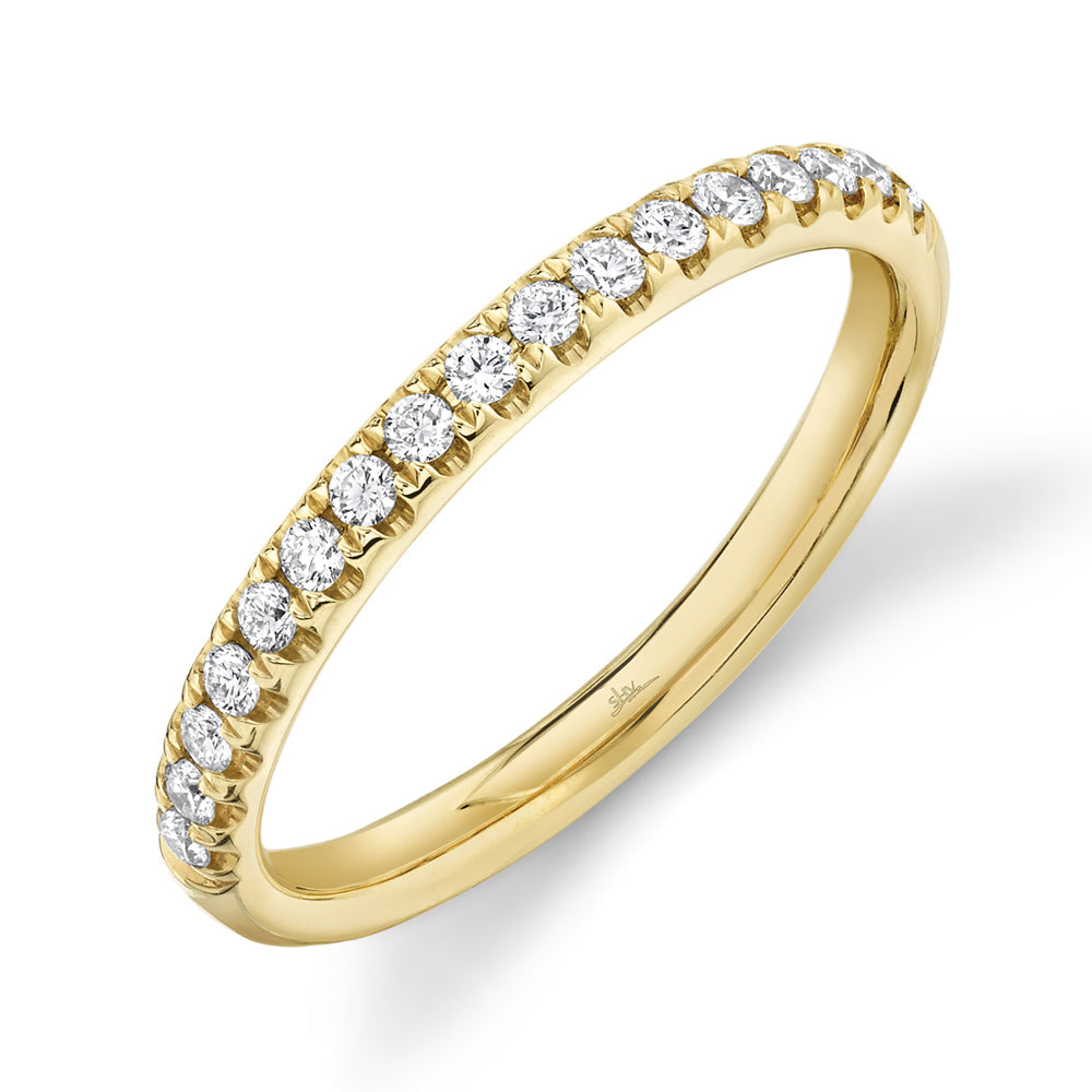 0.25CT 14K Y/G DIAMOND LADY'S BAND