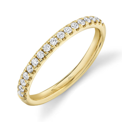 0.25CT 14K Y/G DIAMOND LADY'S BAND