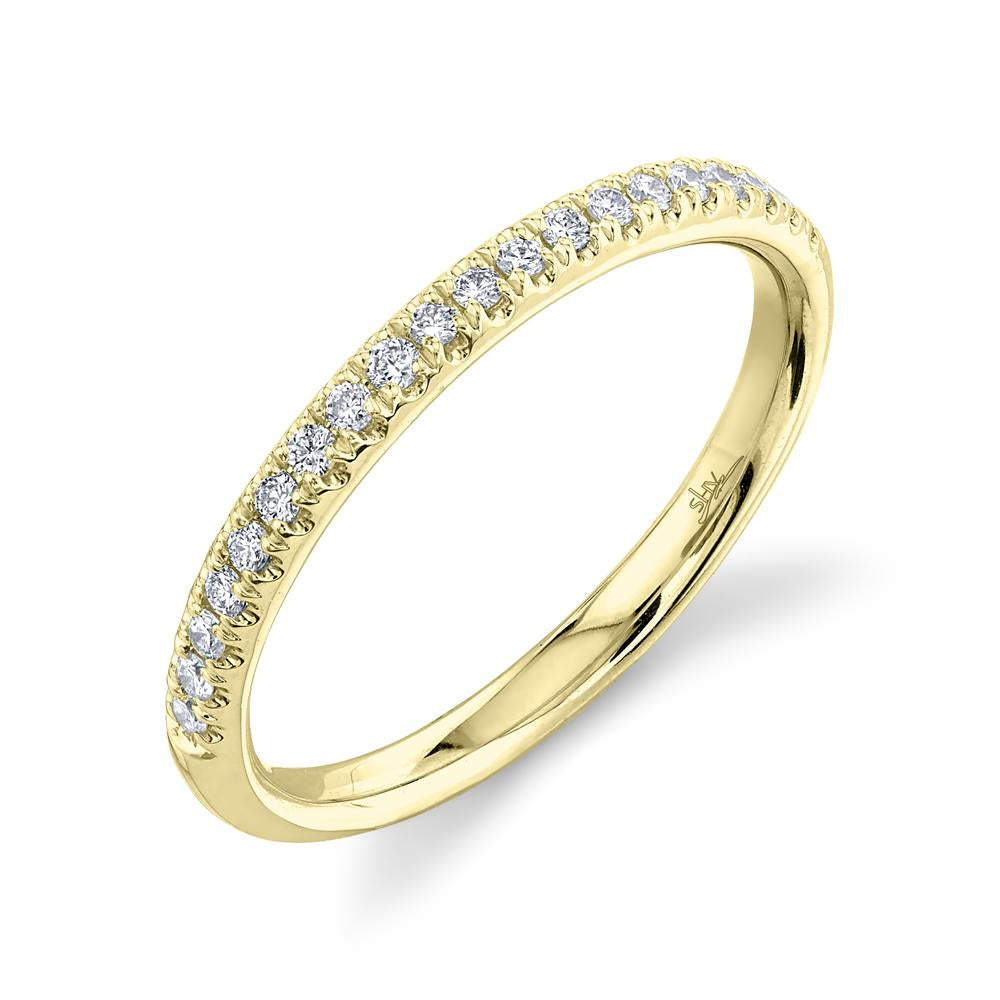 14K Yellow Gold Diamond Band