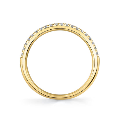 14K Yellow Gold Diamond Band