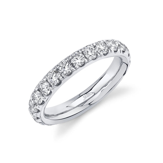 14K White Gold Diamond Eternity Band