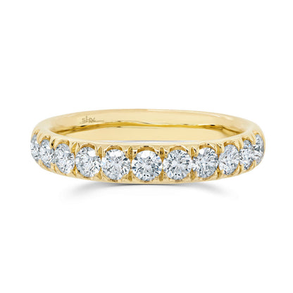 0.90CT 14K Y/G DIAMOND LADY'S BAND