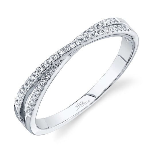 0.09CT 14K W/G DIAMOND LADY'S RING
