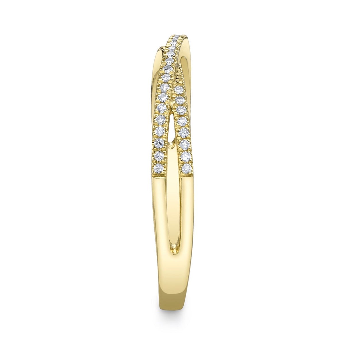0.09CT 14K Y/G DIAMOND LADY'S RING