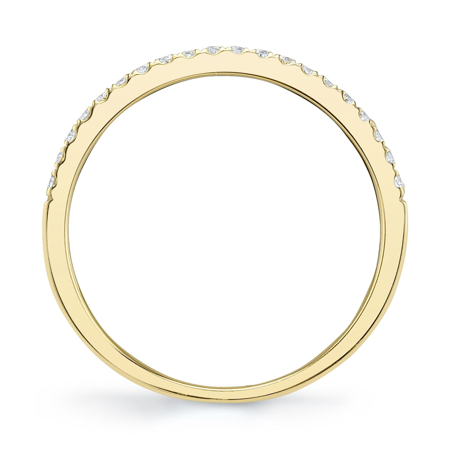 0.18CT 14K Y/G DIAMOND LADY'S RING