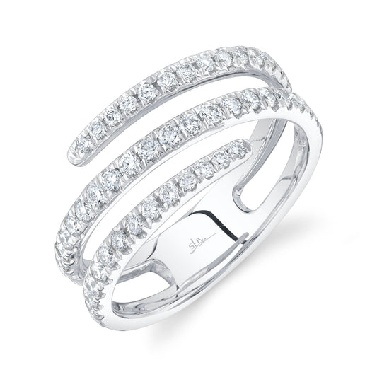 0.61CT 14K W/G DIAMOND RING