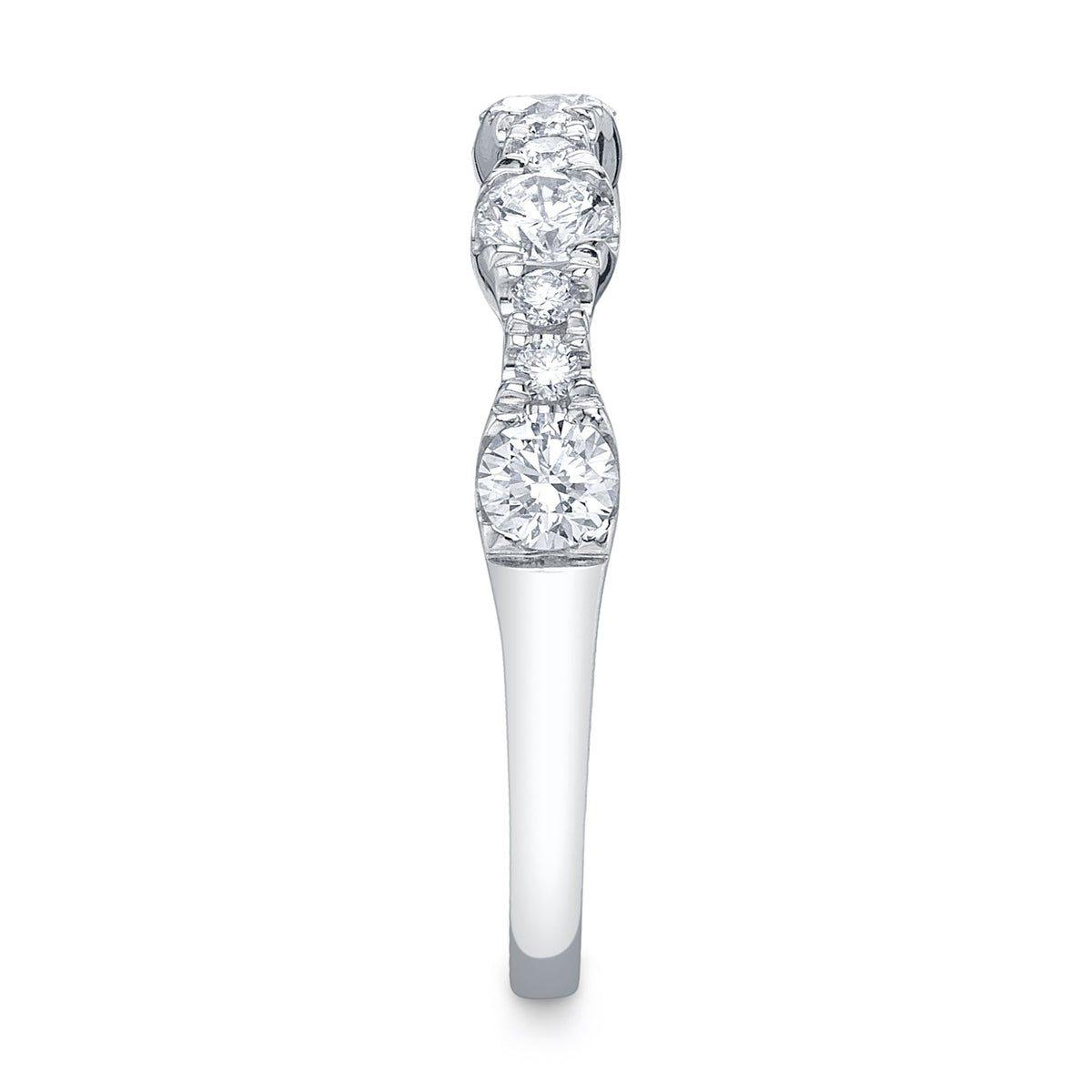 0.77CT 14K W/G DIAMOND LADY'S BAND