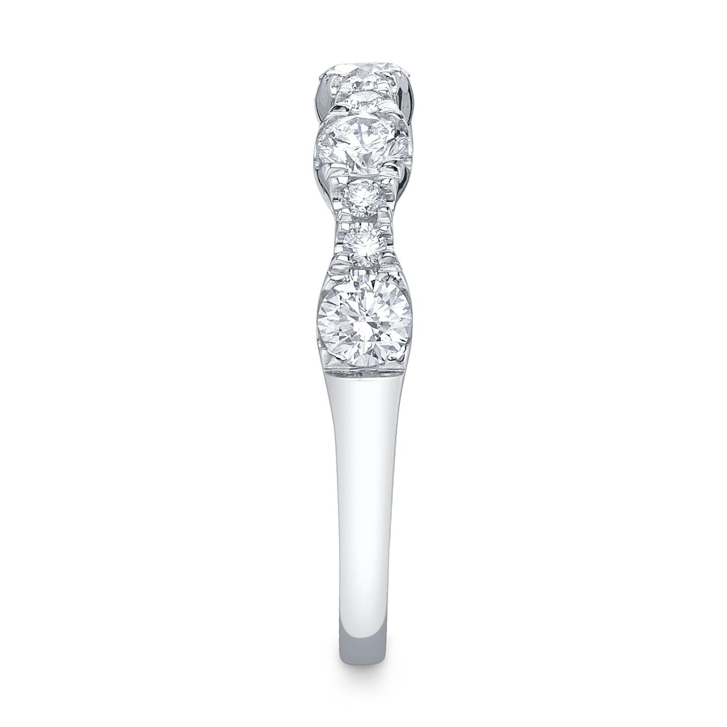 0.77CT 14K W/G DIAMOND LADY'S BAND