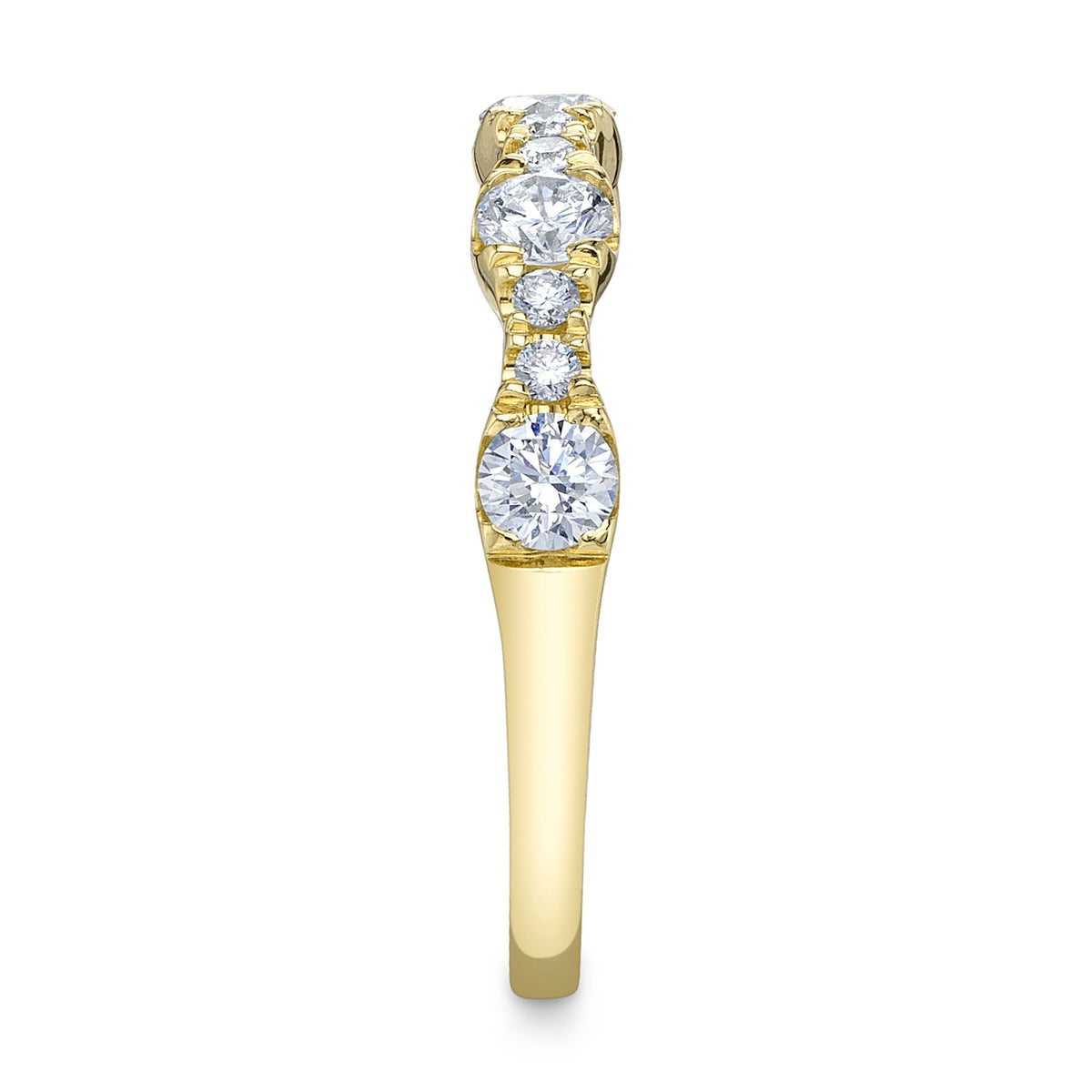 0.77CT 14K Y/G DIAMOND LADY'S BAND