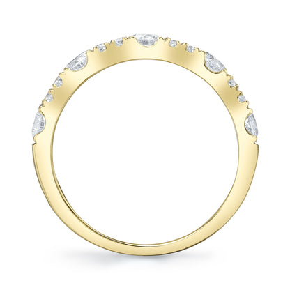 0.77CT 14K Y/G DIAMOND LADY'S BAND