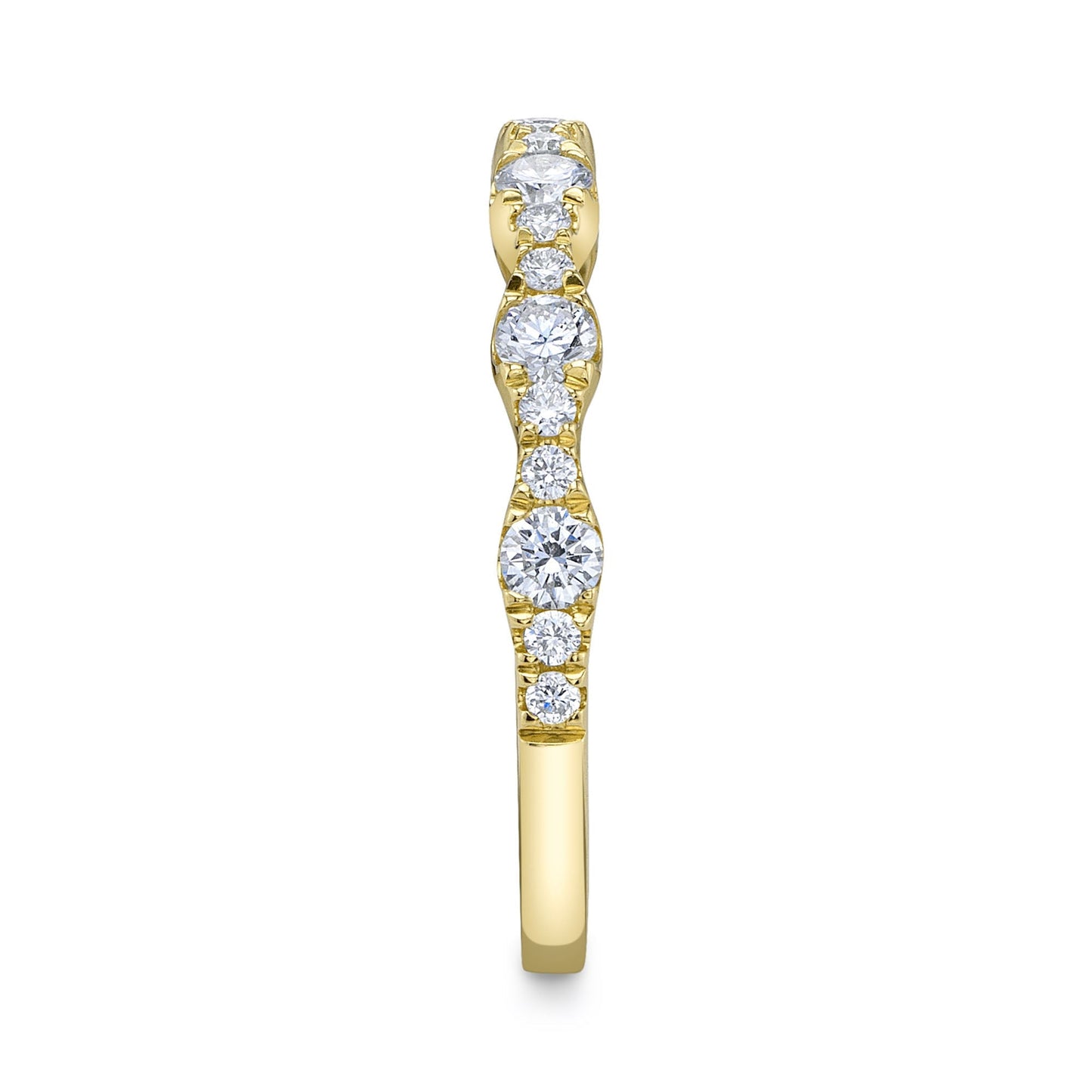 0.40CT 14K Y/G DIAMOND LADY'S BAND