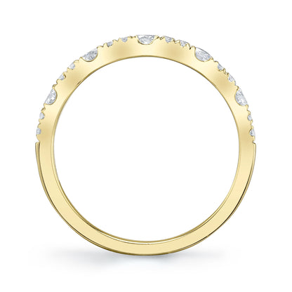 0.40CT 14K Y/G DIAMOND LADY'S BAND