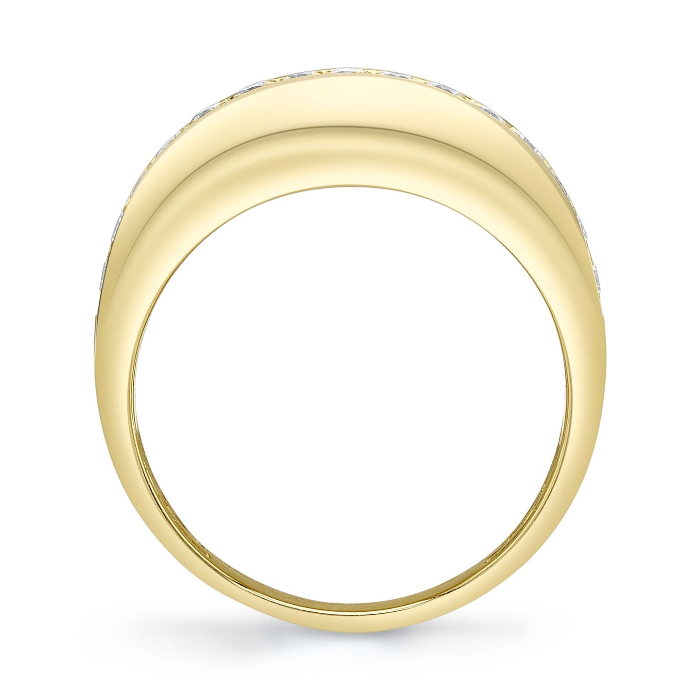 0.43CT 14K Y/G DIAMOND LADY'S RING