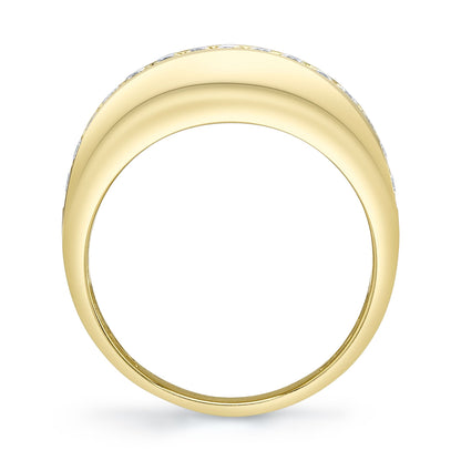 0.43CT 14K Y/G DIAMOND LADY'S RING