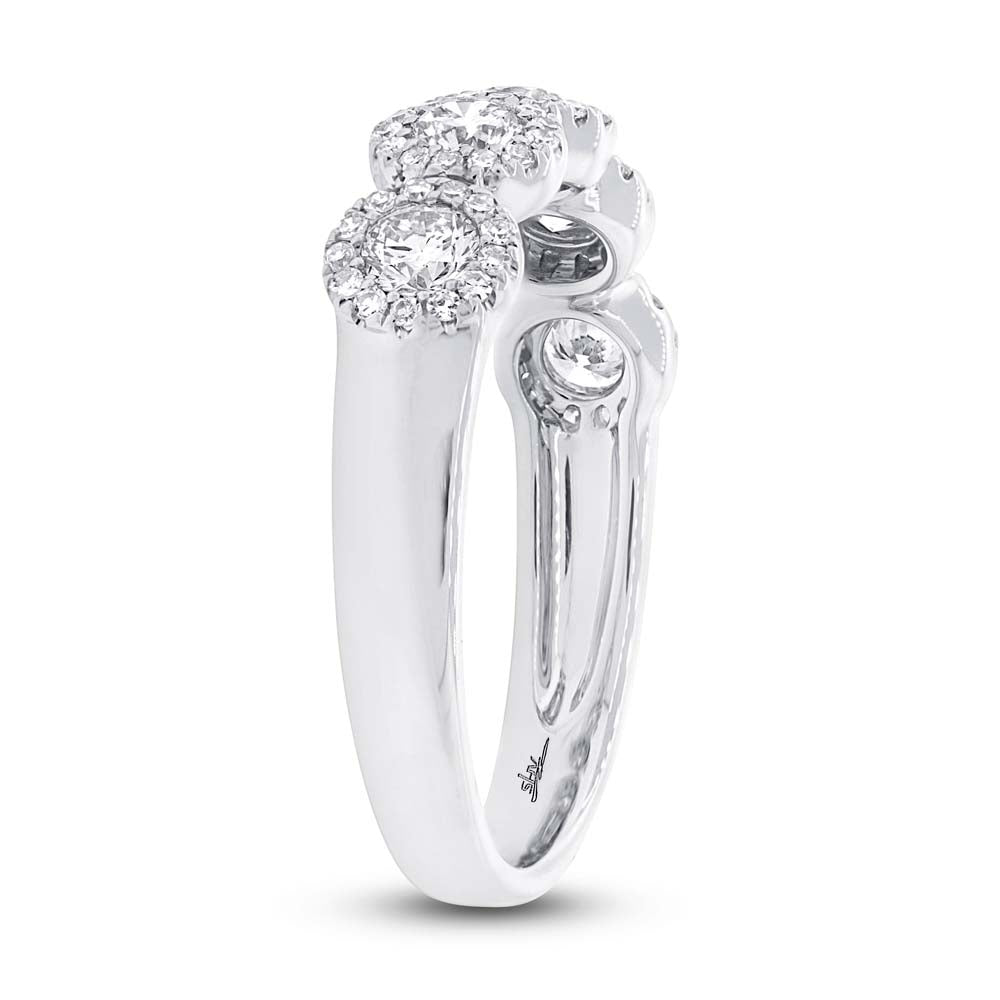 0.70CT 14K W/G DIAMOND LADY'S BAND SZ 6