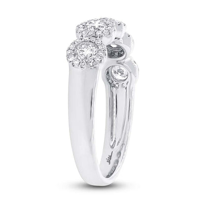 0.70CT 14K W/G DIAMOND LADY'S BAND SZ 6