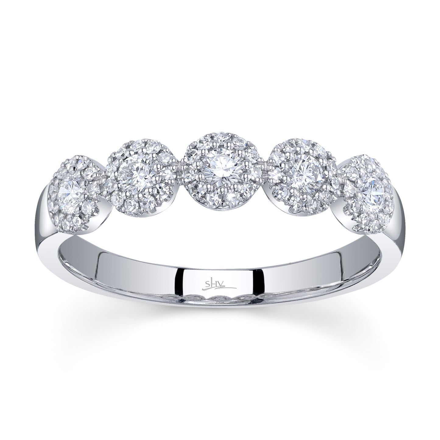 0.40CT 14K W/G DIAMOND LADY'S BAND