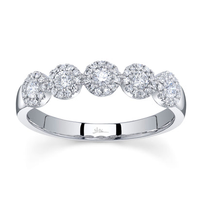 0.40CT 14K W/G DIAMOND LADY'S BAND